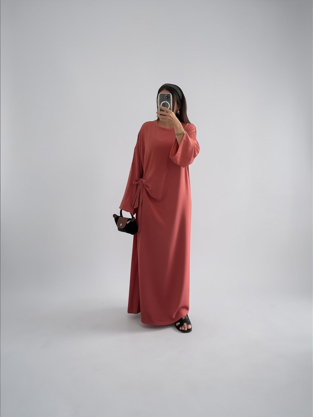 Robe fluide terracota